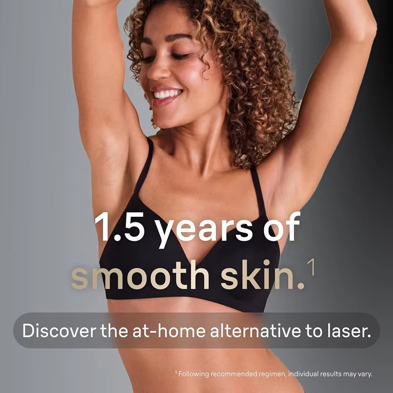 Revolutionary Permanent IPL Laser Hair Removal Device for Effortless Hair Removal for Both Men and Women with Advanced Vibration Technology